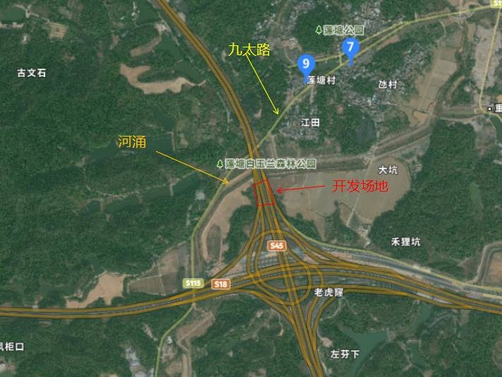 出租广州市黄埔区从埔高速知识城北互通主线K25+300-K25+496九太路以南桥下地块